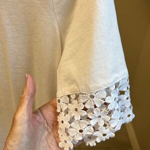 Draper James white cotton tee